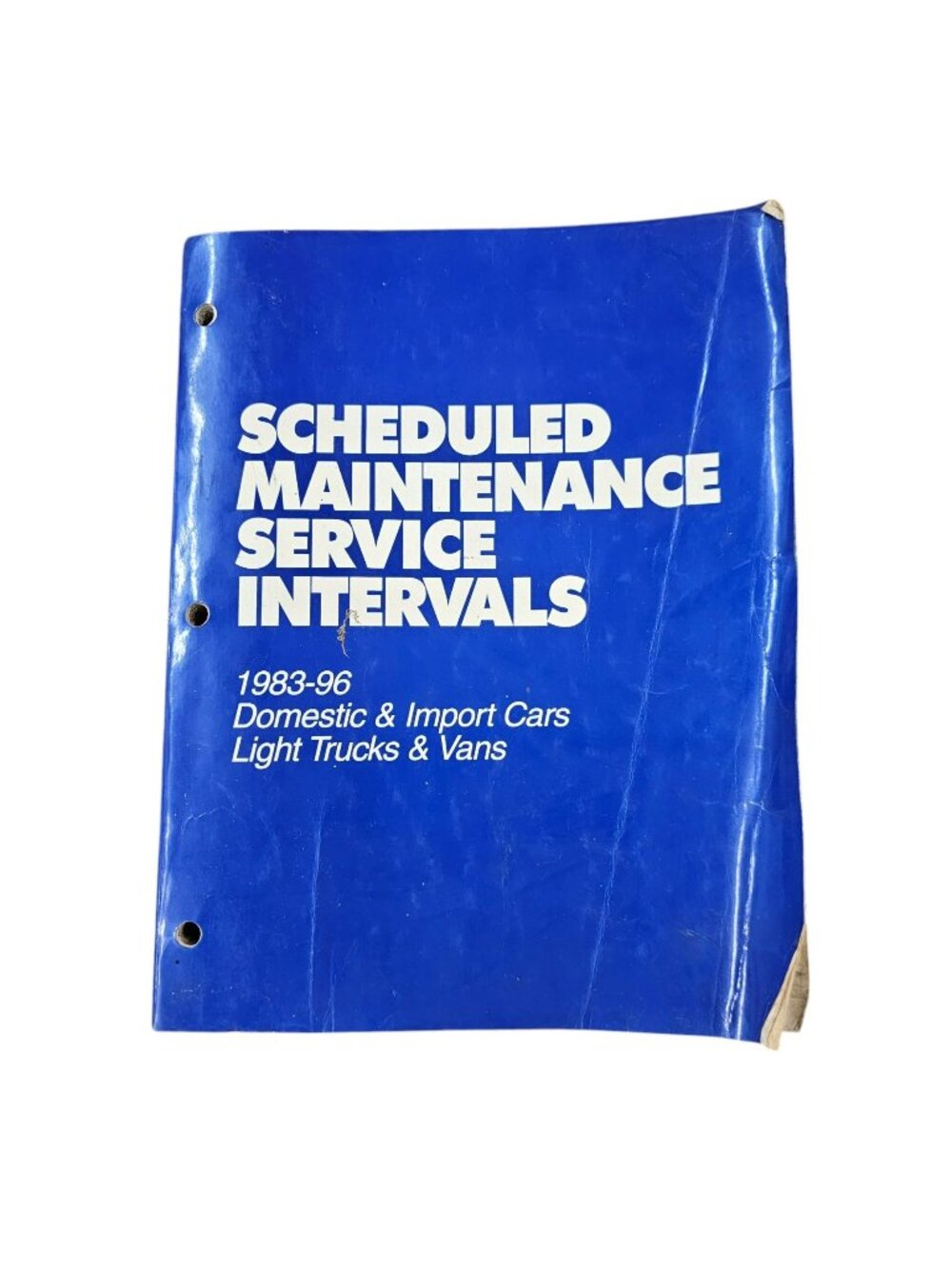 Mitchell Maintenance Service Intervals 1983 - 96 Cars Truck Vans Domestic Import